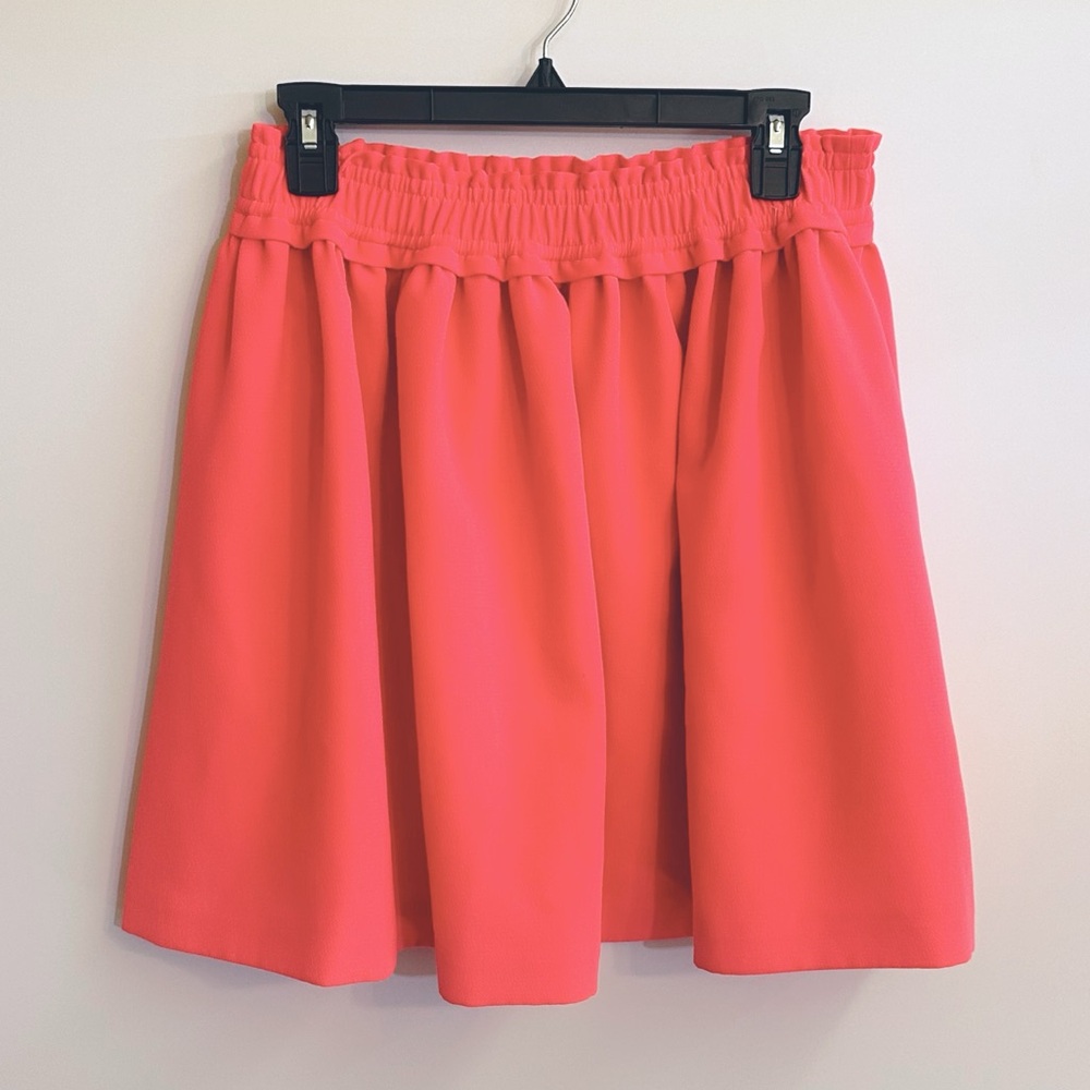 Kate Spade Neon Coral Pink Skirt Size Medium Great a condition